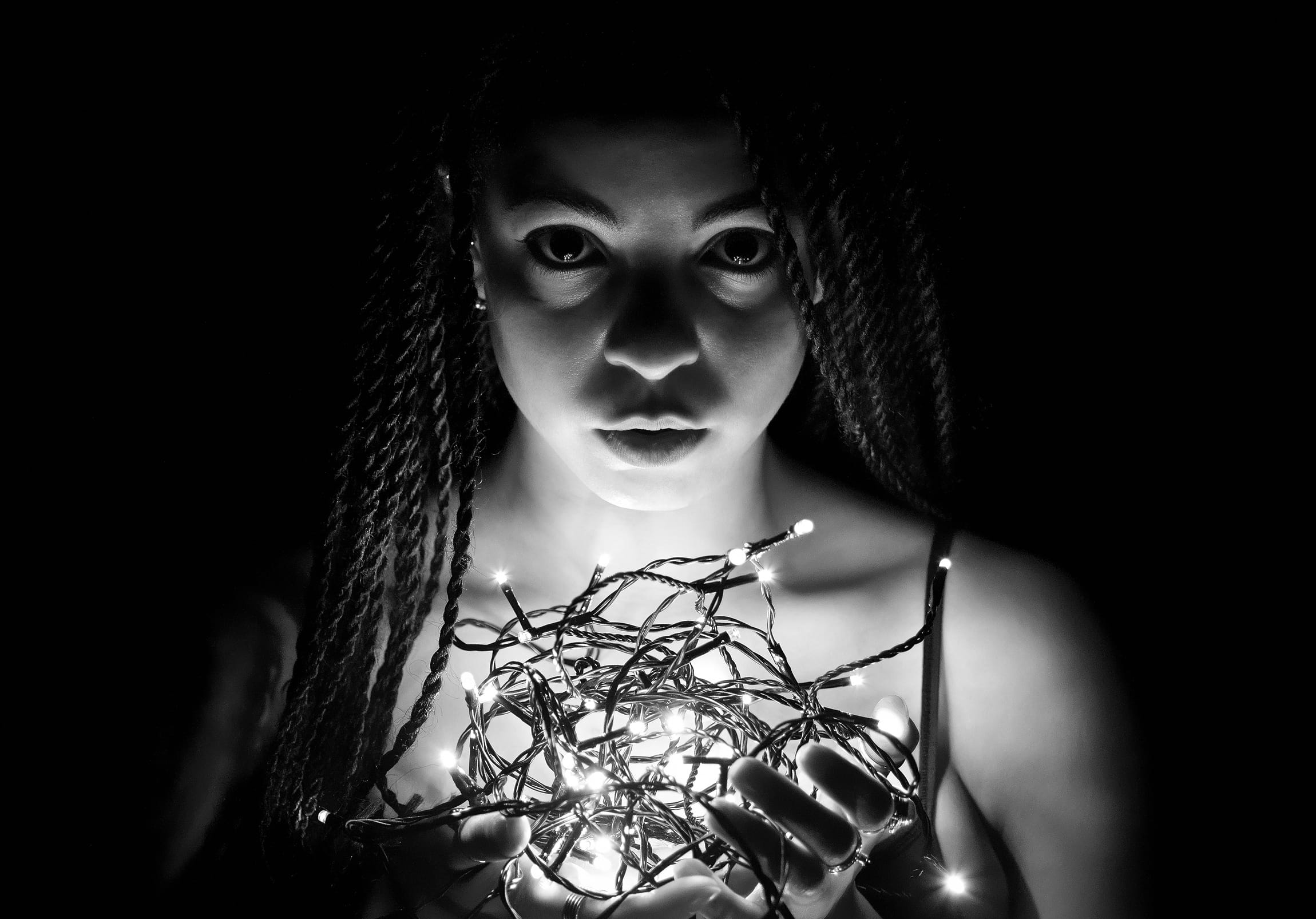 Lights  I - Creative - Photoshoot - Fary Light - Portrait - Fine Art - Studio Photography - Basel - Switzerland - Lomobox
